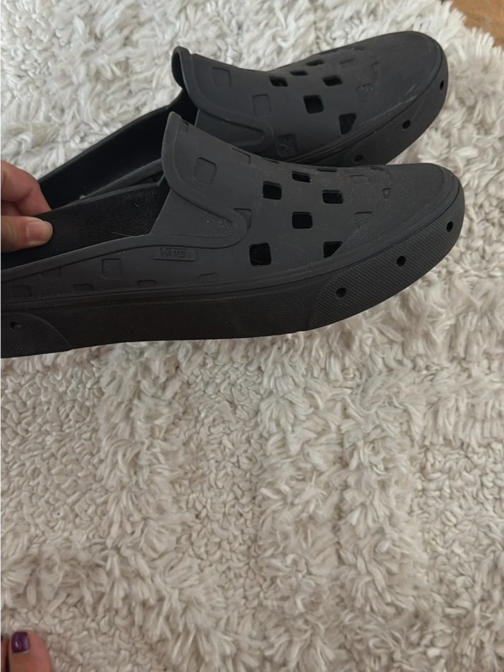 Vans Men's Black Ventilated Slip-On Water Sandals